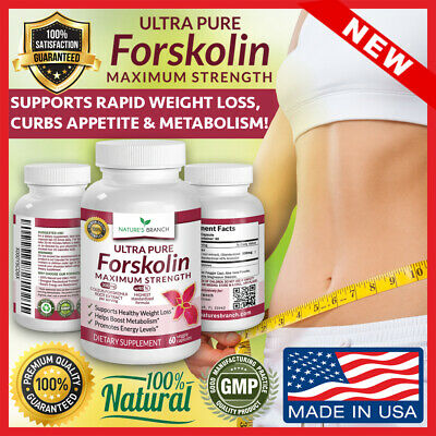 Premium 100% Ultra Pure Forskolin Extract For Weight Loss Maximum Strength!