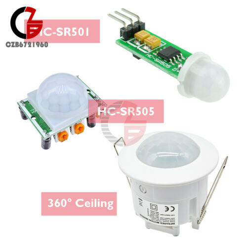 Hc-sr501 / Hc-sr505 / 360° Ceiling Mini Pir Motion Sensor Infrared Body Detector