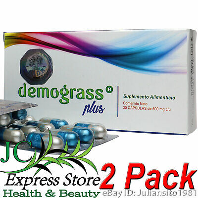 2 Pack Demograss Plus  Weight Loss Supplements 60 Capsulas 100% Original Pill