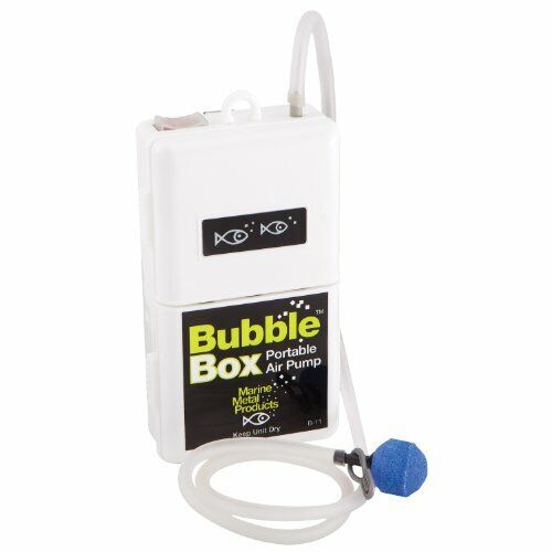 Marine Aerator Bubble Box 1.5v Fresh Salt Water Bubbler Live Fish Bait Air Pump