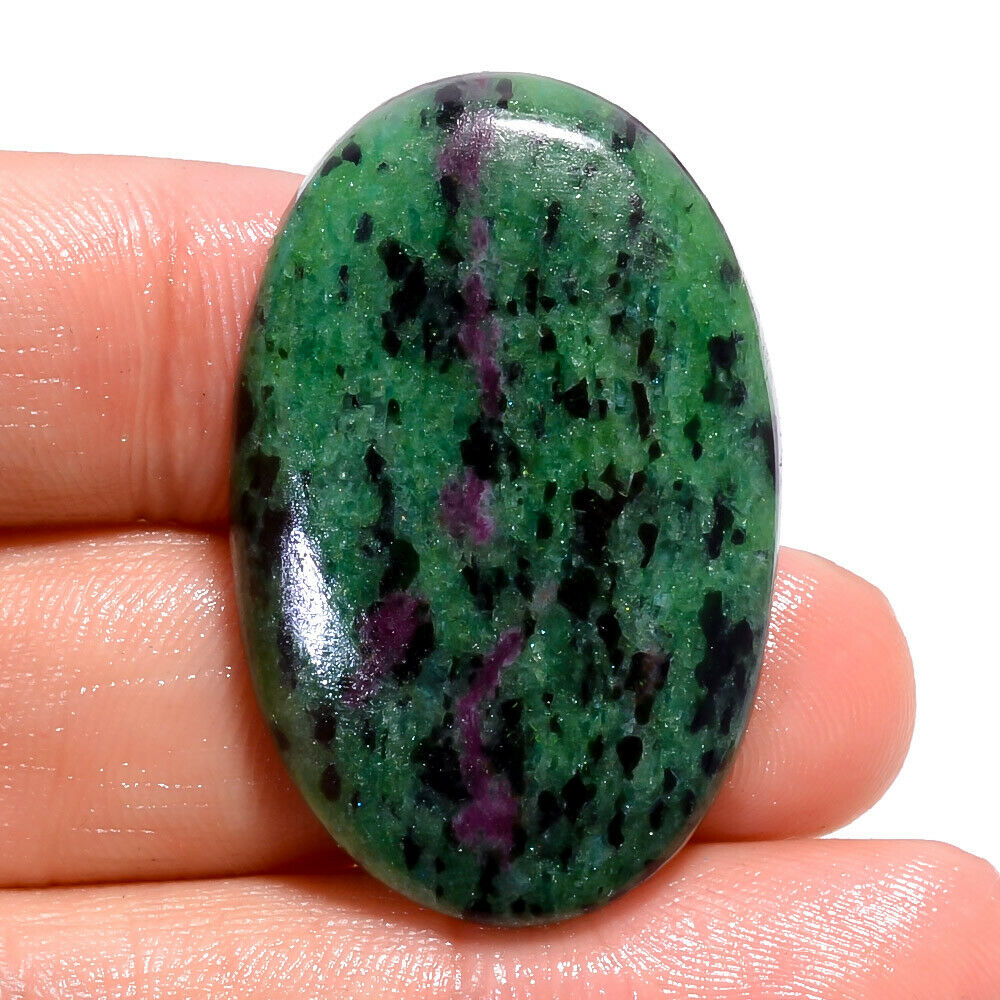 54.15 Ct. Natural Ruby Zoisite Oval Cabochon Loose Gemstone For Jewelry Gr-9873