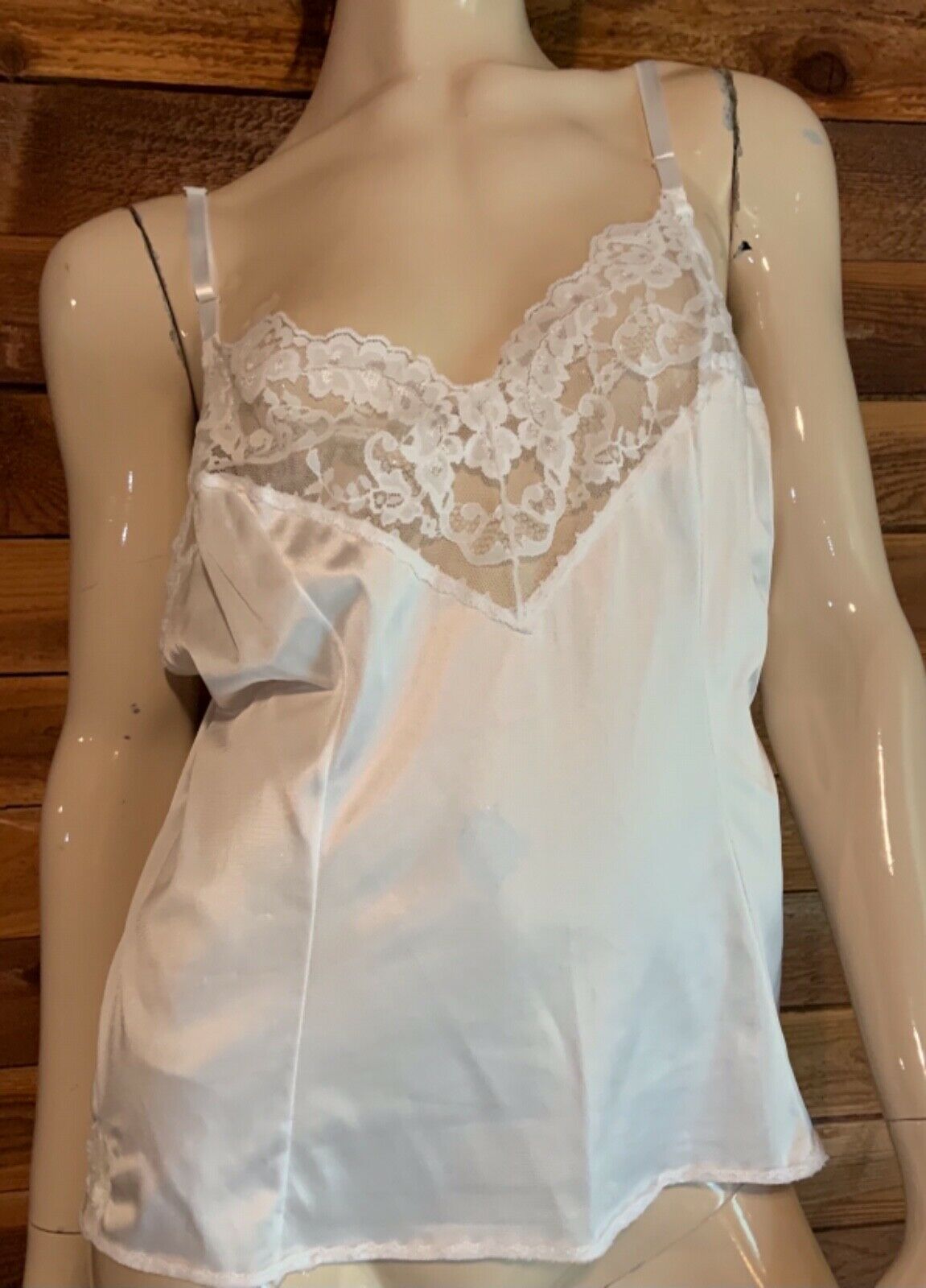 Vintage Vassarette White Size 2xl/46 Camisole Style 17-805   #12840