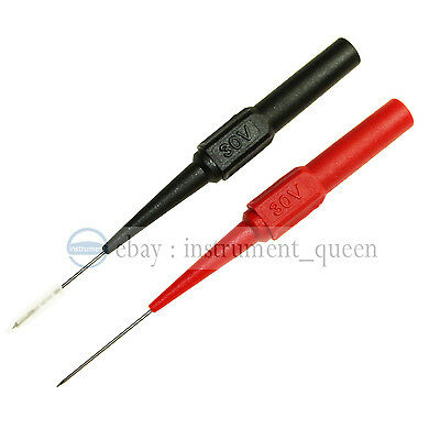 Insulation Piercing Needle Non-destructive Test Probes Red/black New