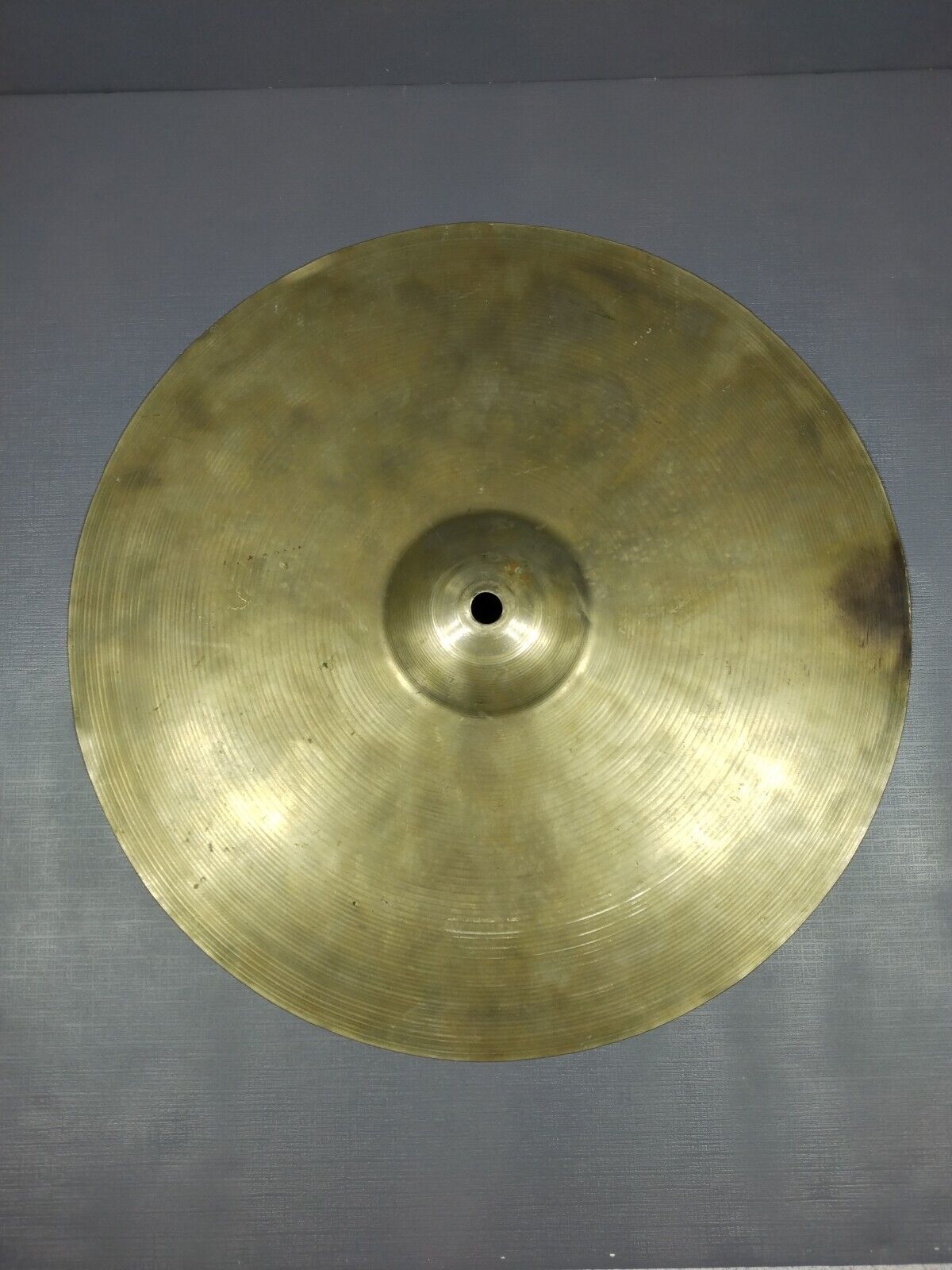 Vintage Meinl Ambico 14" Crash Cymbal 1960's Likely Nickel Silver West Germany