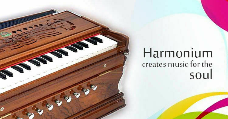 Laying Style Best Harmonium 9 Stopper Chudidaar Bellow 42 Key Two Reed Bass-male