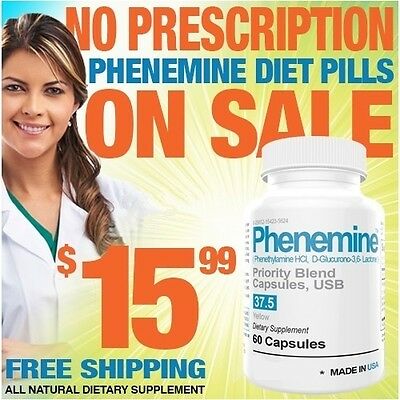 1ct Phenemine Weight Loss Capsules 37.5 Tablets Appetite Suppressant Diet Pills