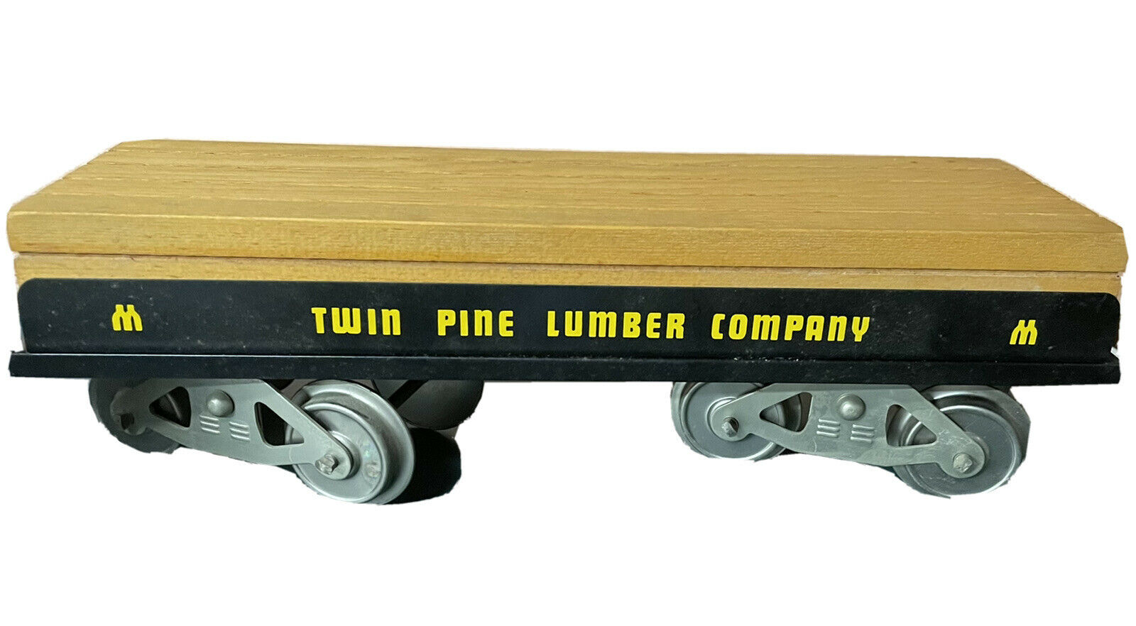 Mccoy Wide Gauge Twin Pine Lumber Car No Box
