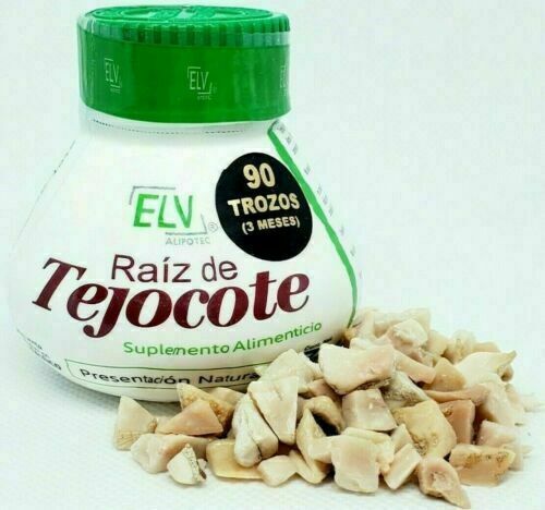 Elv Raiz De Tejocote Root Mexican 100% Original Weight Loss Detox And Clean 90pc