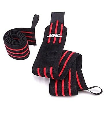 Inzer Iron Z Wrist Wraps (pair) Powerlifting Weight Lifting Bench - 12 Inch