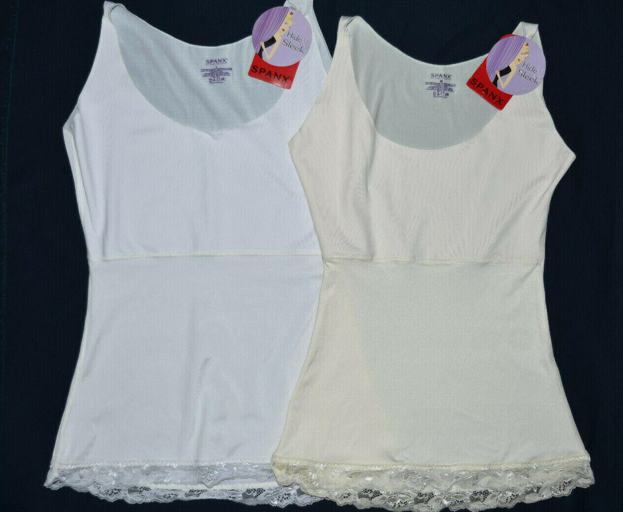 Nwt Spanx 177 Camisole W/ Lace Bottom Scoop Neck  You Choose