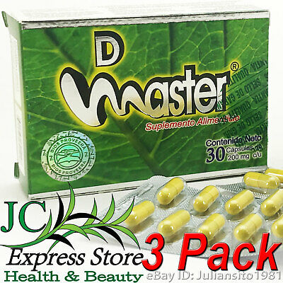3 Pack Diet Master 90 Capsules Total 100% Unique & Original Unisex D Master