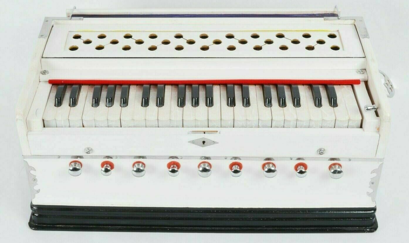 Professional Musical High Quality 9 Stopper Multi Bellow Two Reeds Harmonium
