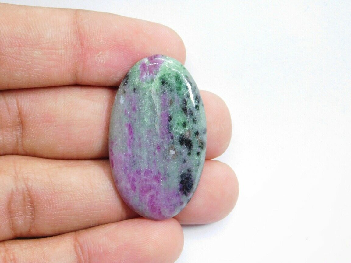 100% Natural Cabochon Ruby Zoisite Loose Gemstone Making Jewelry 44 Cts. Eb-4004